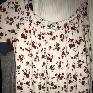 off the shoulder Hollister blouse